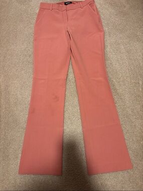 Express Women's Boot Cut Dress Pants in Coral